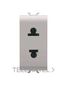 BASE 1 MOD.2P 15A NORMA EUROAM.BG