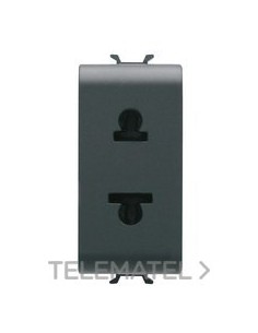 BASE 1M 2P 15A NOR. EUROAMERIC. NEGRO