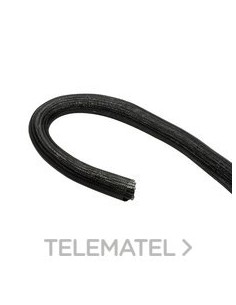 TUBO REJILLA GUÍA CABLES L 40mm NEGRO