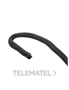 TUBO REJILLA GUÍA CABLES M 30mm NEGRO