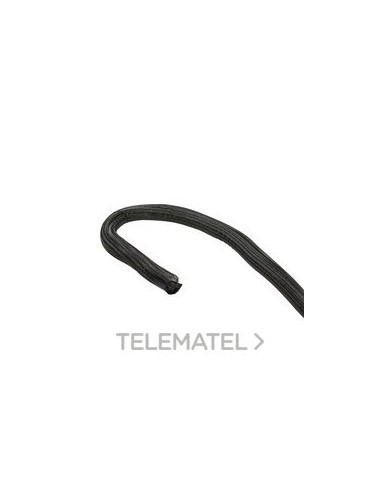TUBO REJILLA GUÍA CABLES M 30mm NEGRO