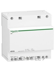TRANSFORMADOR 40VA 12-24V CA