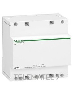 TRANSFORMADOR 25VA 12-24V CA