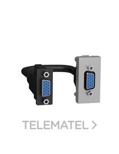 TOMA VGA 1 MODULO ALUMINIO