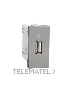 TOMA USB 3.0 1 MODULO ALUMINIO