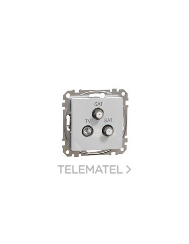 TOMA TV-SAT-SAT FINAL 4DB ALUMINIO