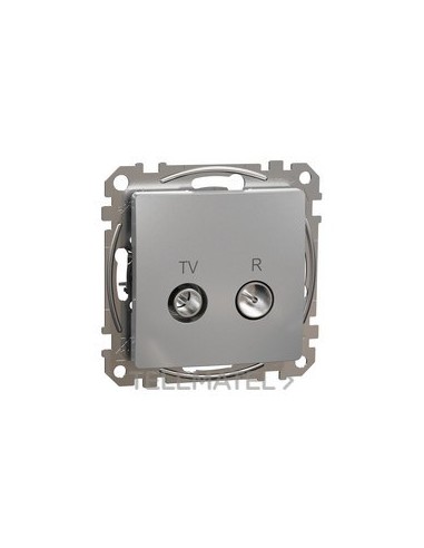 TOMA TV-R FINAL 4DB ALUMINIO