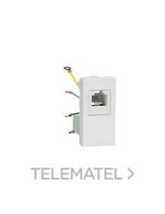 TOMA TELÉFONO RJ12 1 MODULO POLAR