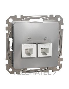 TOMA TELEFÓNICA DOBLE RJ11 AL