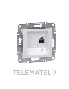TOMA TELÉFONO RJ11 BLANCO