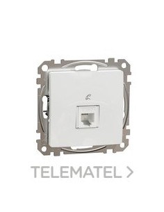 TOMA TELEFÓNICA CONECTOR RJ11 BLANCO