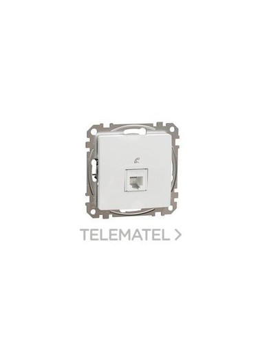 TOMA TELEFÓNICA CONECTOR RJ11 BLANCO