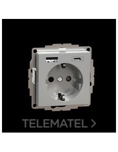 TOMA SCHUKO DBL.USB A+C D-LIFE Al