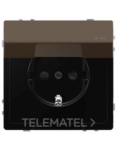 T.SCHUKO CPLTA.MEC.16A MOCCA PROT.IP44