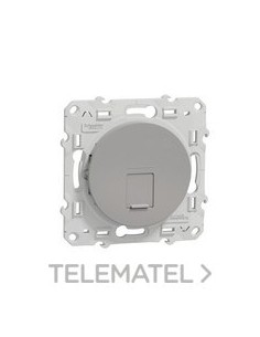 TOMA RJ45 CATEGORÍA 6UTP ODIASE PLATA