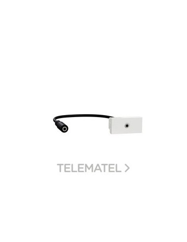 TOMA MINIJACK 3,5mm 1 MODULO POLAR