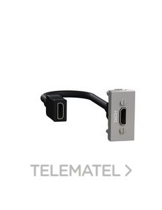 TOMA HDMI 1 MODULO ALUMINIO