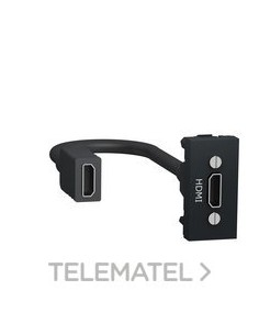 TOMA HDMI 1 MODULO ANTRACITA