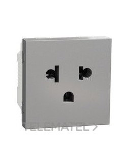 TOMA EUROAMERICANA 2 MÓDULOS ALUMINIO