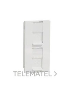 TOMA DOBLE RJ45 UTP CATEGORÍA 6a POLAR