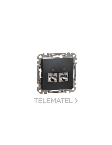TOMA DBL.RJ45 CTR.CAT6A STP ANTR.