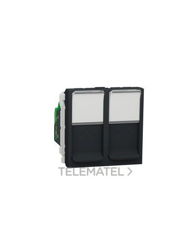 TOMA DBL.RJ45 CAT.6 STP 2 MOD.ANTR.