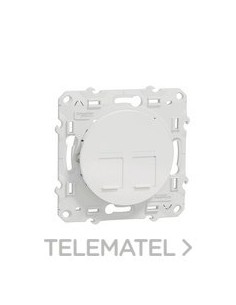 TOMA DOBLE RJ-45 CATEGORÍA 6 UTP