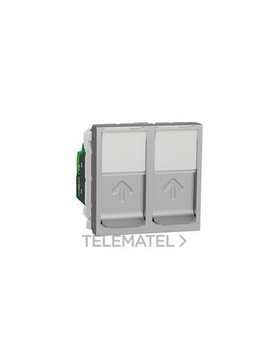 TOMA DBL.RJ45 CAT.6 STP 2 MOD.Al