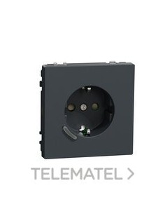 TOMA DE CORRIENTE WISER D-LIFE ANTRACITA