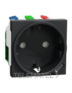 TOMA CTE.ALEM.+USB C 10,5W ANTR.