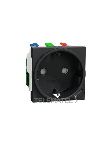 TOMA CTE.ALEM.+USB C 10,5W ANTR.