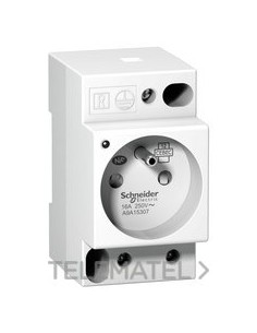 TOMA CTE.2P+TT 250V 16A STD.FRANCÉS+PIL.