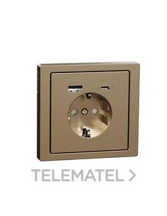 TOMA CHUKO DBL.USB A+C D-LIFE CHAMPAGNE