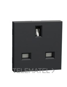 TOMA BRITÁNICA 15A 2P+E ANTRACITA