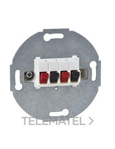 TOMA ALTAVOZ DOBLE BLANCO