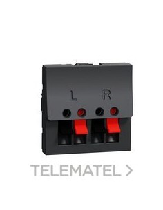 TOMA ALTAVOZ 2 MODULOS ANTRACITA