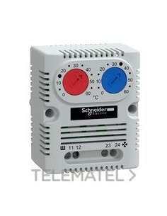 TERMOSTATO DOBLE CA/CC 120V CA 15A