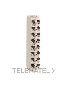 TERMINAL BLOCK 16 PINES 24V DC BLANCO