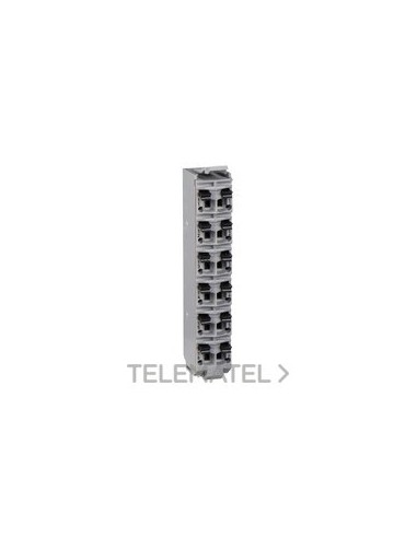 TERMINAL BLOCK 12 PINES 24V DC GRIS