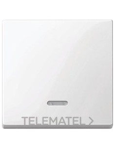 TECLA SIMPLE CON VISOR ELEGANCE BLANCO