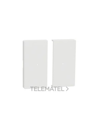 TECLA PULSACIÓN DOBLE D-LIFE BLANCO MATE