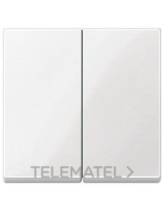 TECLA DOBLE ELEGANCE BLANCO