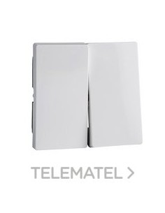 TECLA DOBLE ELEGANCE BLANCO ACTIVO