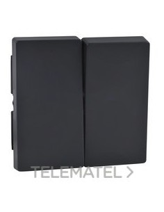 TECLA DOBLE ELEGANCE ANTRACITA