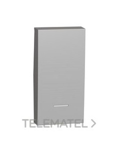 TECLA 1 MODULO CON VISOR ALUMINIO