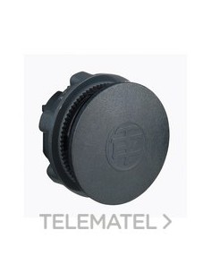 TAPÓN OBTURADOR REDONDO PLÁSTICO NEGRO