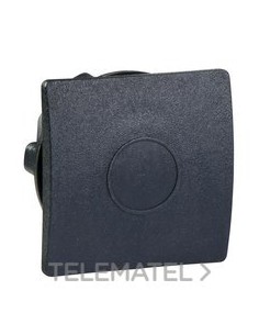 TAPÓN OBTURADOR CUADRADO PLÁSTICO NEGRO