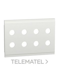 TAPA SOPORTE IP55 8 APARATOS 22mm