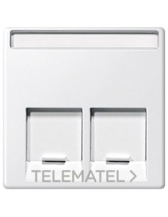 TAPA RJ45 DBL.ELEGANCE/AQUADESIGN BL