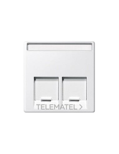 TAPA RJ45 DBL.ELEGANCE/AQUADESIGN BL